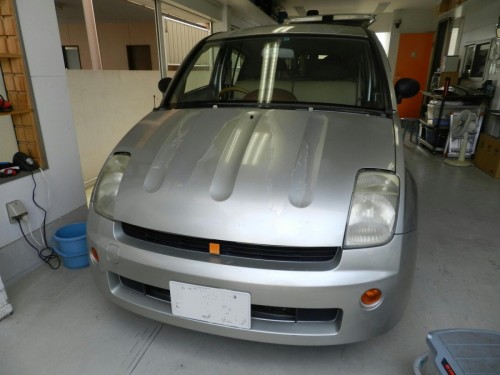 will viのフロントガラス交換