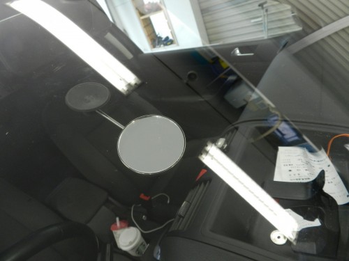 VWゴルフ　フロントガラスリペア　福岡市南区