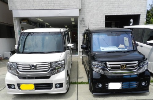 ホンダ　N BOX　フロントガラス　コートテクト交換＆リペア