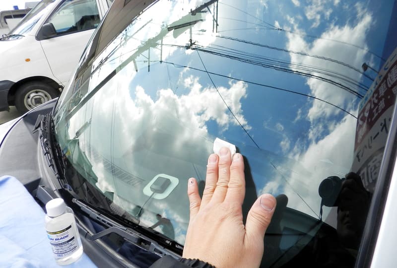 コーティング剤を塗布