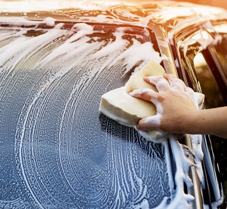 フロントガラスの清掃